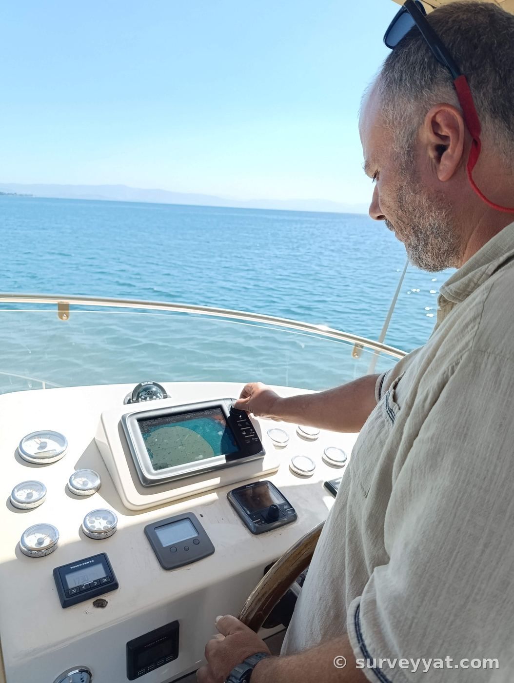 Deniz testinde dümen başı